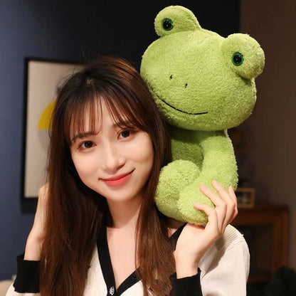 Boakie: Adorable Frog Plush in Cozy Sweater Designs