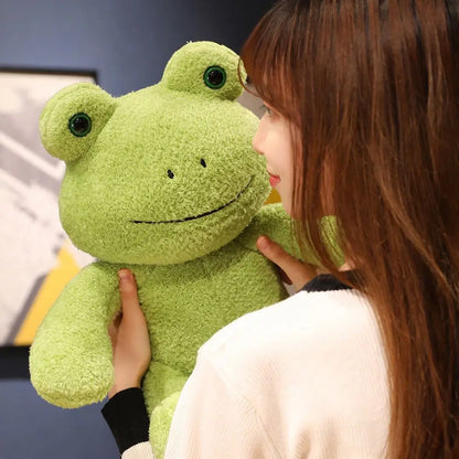 Boakie: Adorable Frog Plush in Cozy Sweater Designs