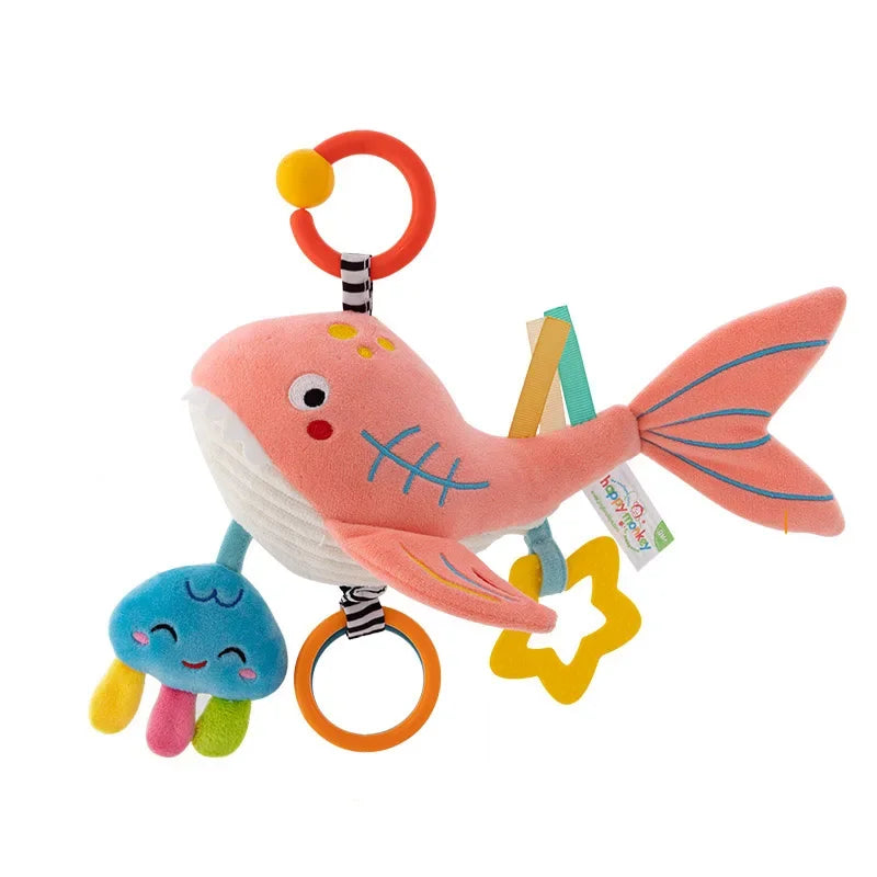 Hangoo: Animal-Themed Hanging Sensory Toy for Baby Stimulation