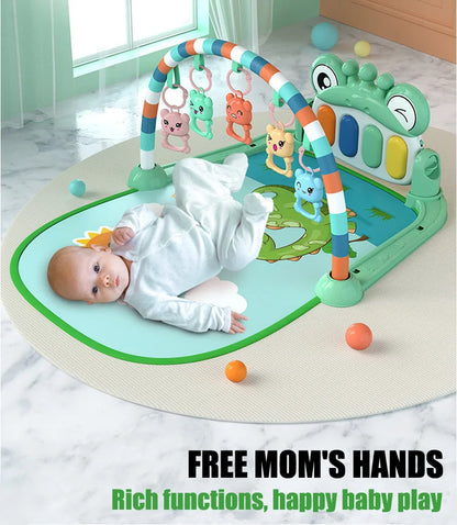 Zigglie: Luxury Dinosaur-Themed Playmat for Tummy Time and Baby Development