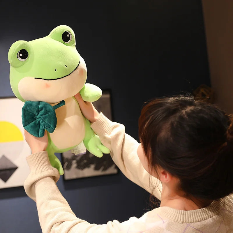 Lympo: Comforting Frog Plush for Growing Toddlers