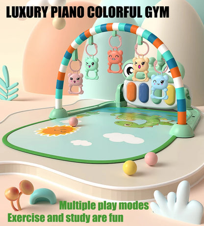 Zigglie: Luxury Dinosaur-Themed Playmat for Tummy Time and Baby Development