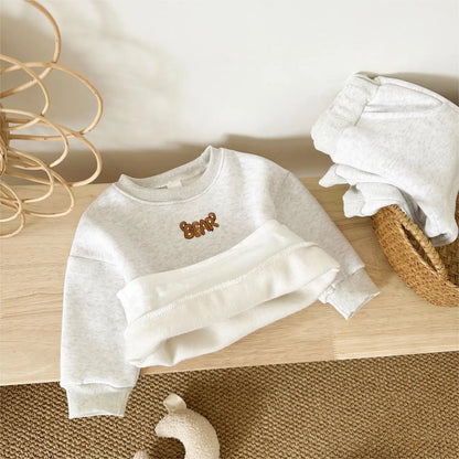 Beartial: Minimalist Winter Set with Bear Design for Comfort