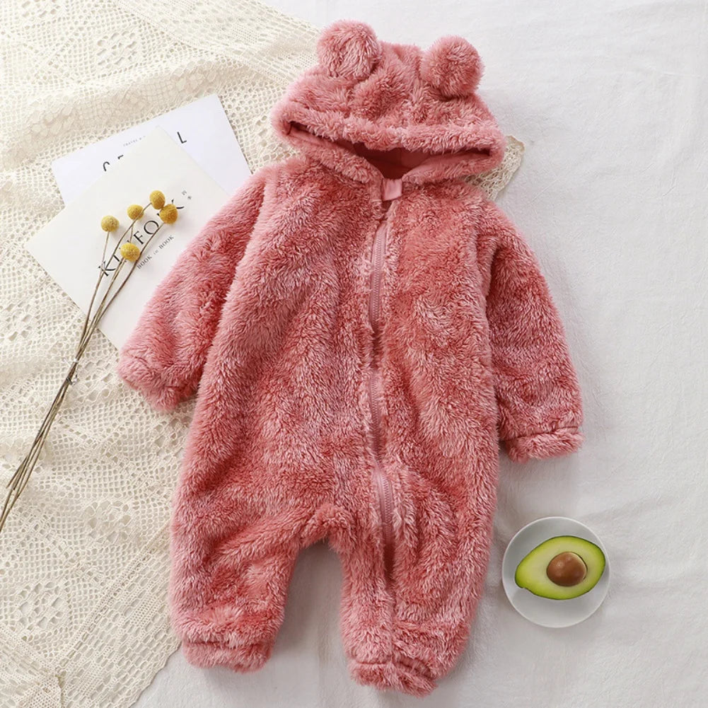 Bearry: Adorable, Cozy Rompers with Hooded Ear Detail