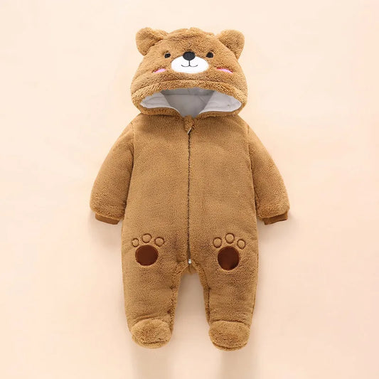 Tunie: Ultimate Warmth Baby Onesie with Teddyfleece & Hoodie