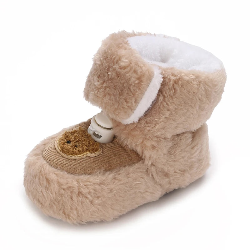 Woudz: Adorable and Cozy Baby Winter Boots with Animal Patch