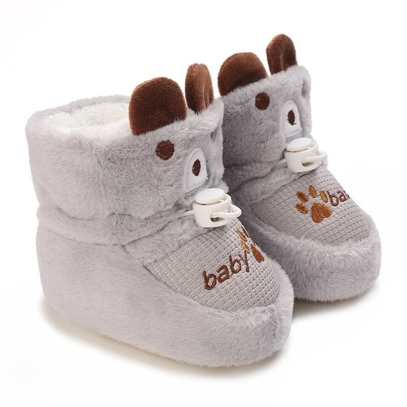 Woudz: Adorable and Cozy Baby Winter Boots with Animal Patch