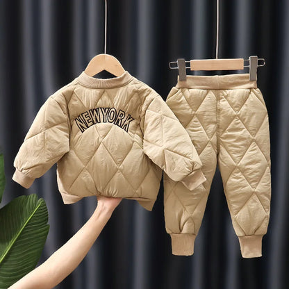 Fugloo: Quilted Winter set with Letter Embroidery