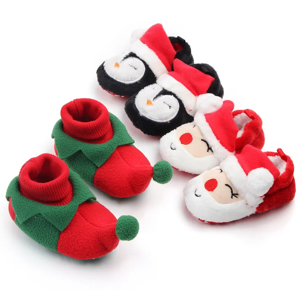 XmasFeet: Adorable and Cozy Christmas-Themed Baby Winter Shoes