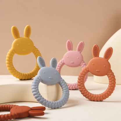 Bunny & Panda: Safe, Soothing, and Playful Teething Toy for Happy Babies