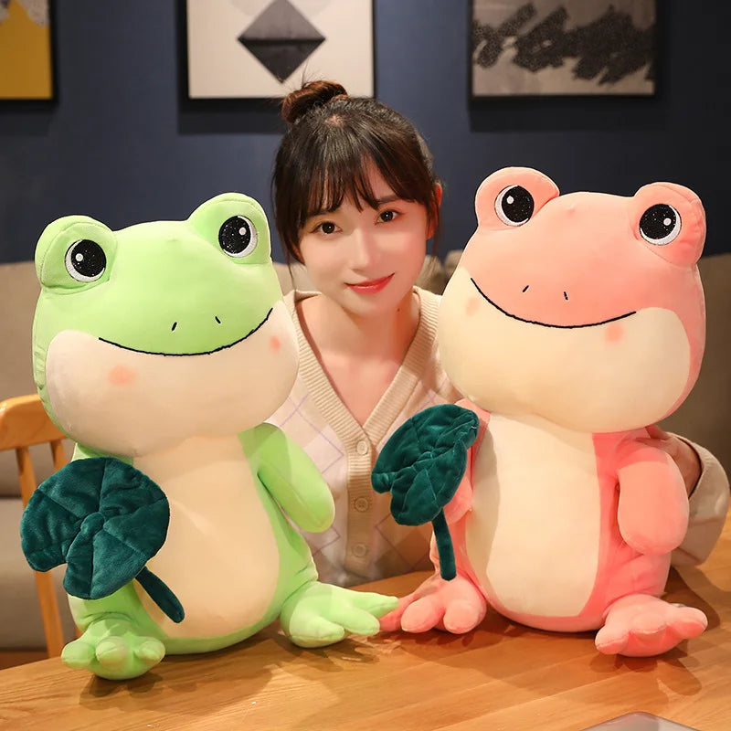 Lympo: Comforting Frog Plush for Growing Toddlers