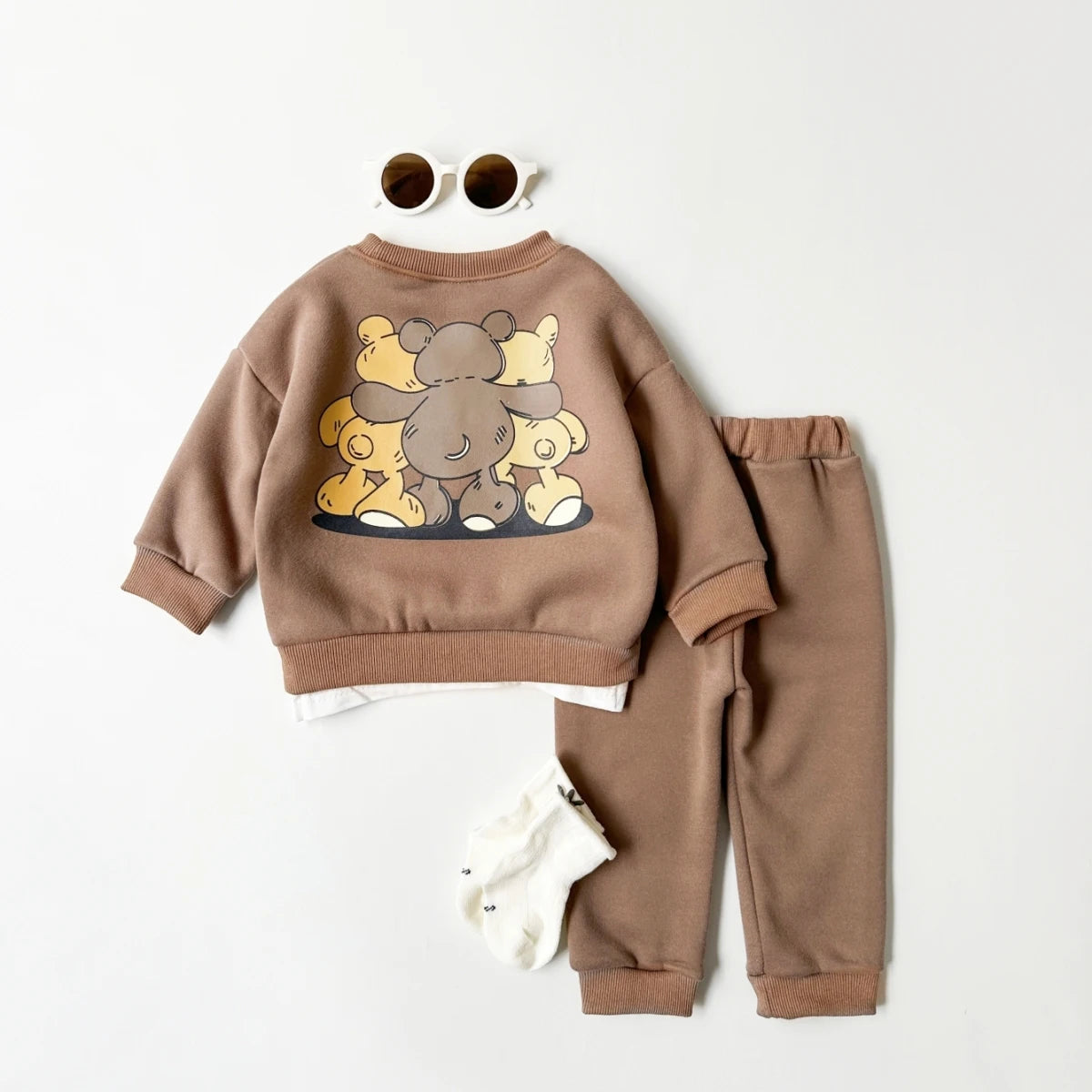 Beartial: Minimalist Winter Set with Bear Design for Comfort