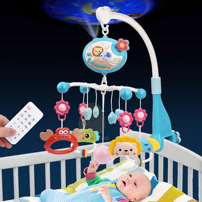 Bahkro: Rotating Sensory Hang Toy with Night Projector for Babies