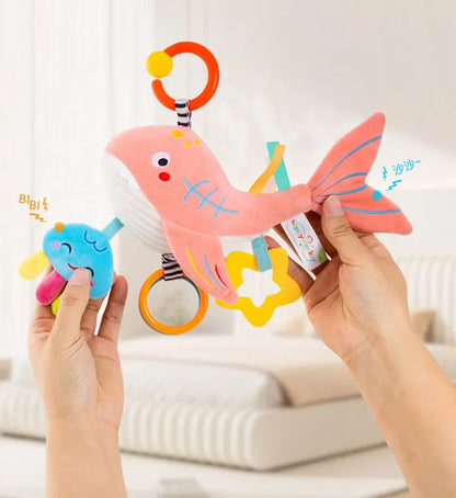 Hangoo: Animal-Themed Hanging Sensory Toy for Baby Stimulation