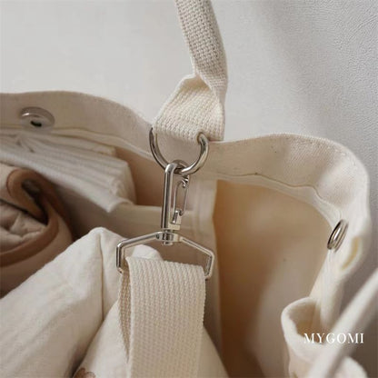 Canvie: Minimalist and Stylish Beige Diaper Bag