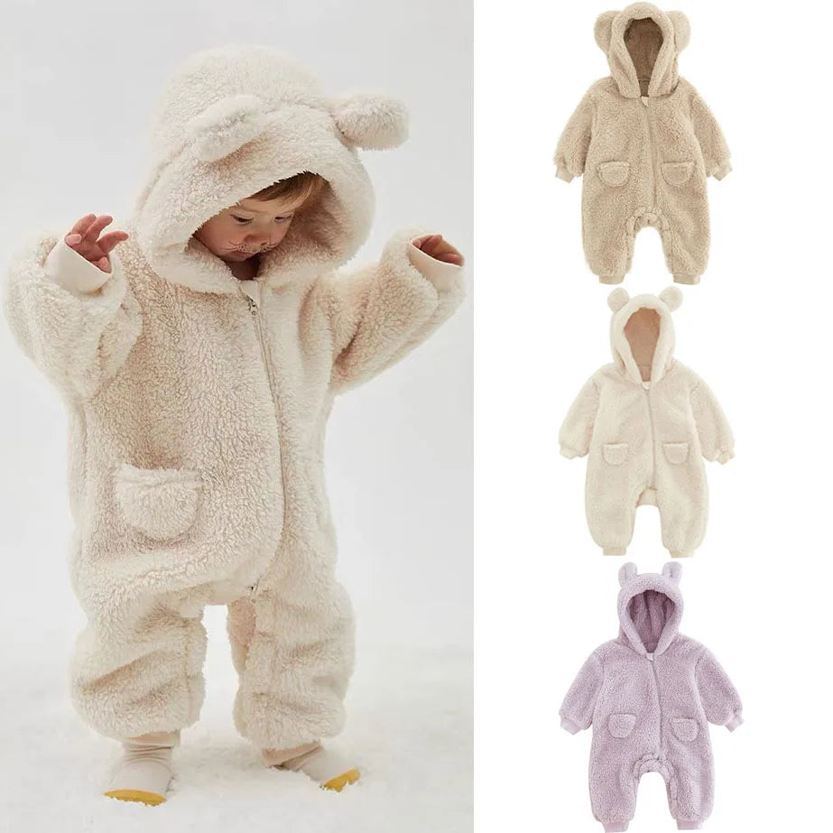 Blissy: Adorable, Cozy Rompers with Hooded Ear Detail