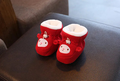 Sanrizz: Adorable Sanrio-Inspired Baby Winter Boots with Straps