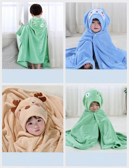 Bubbli: Snuggly Hooded Towel (Cloak) for Babies and Toddlers