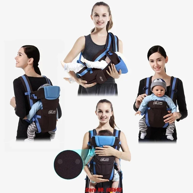 Nestimi: Versatile Baby Carrier with 6 Positions & Comfort