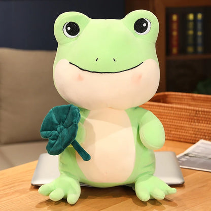 Lympo: Comforting Frog Plush for Growing Toddlers