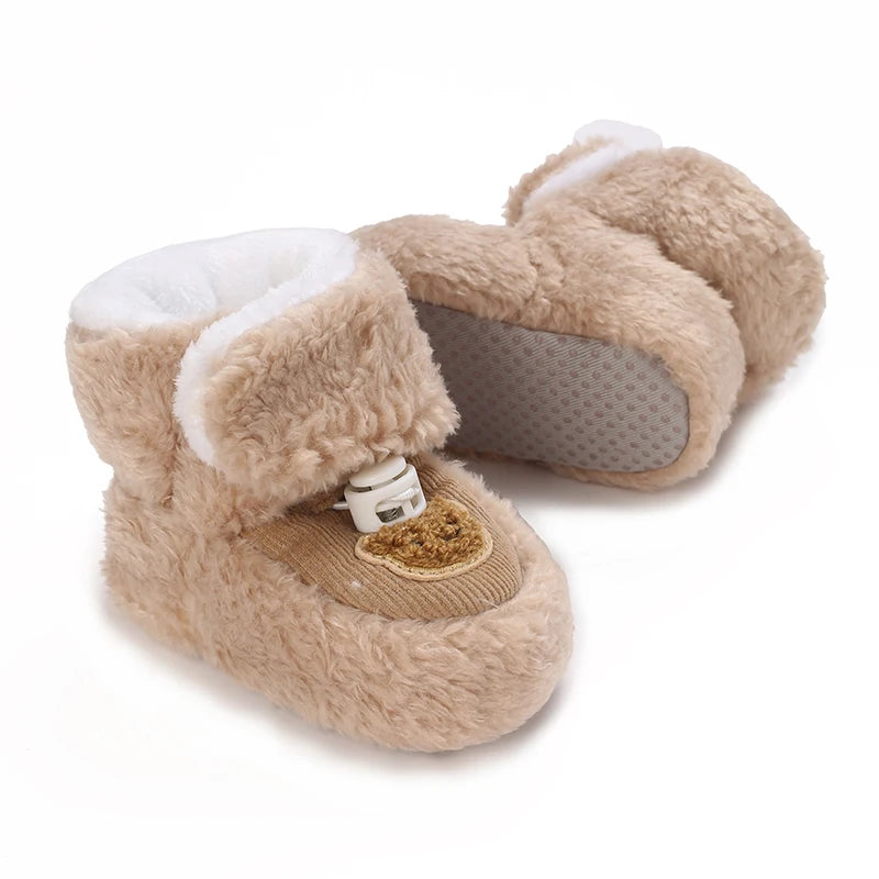 Woudz: Adorable and Cozy Baby Winter Boots with Animal Patch