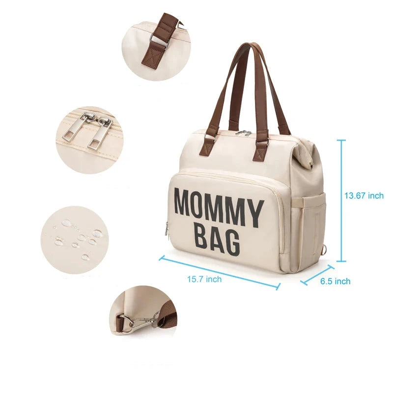 Kiddio: Premium 3-Piece Diaper Bag Set for Mothers