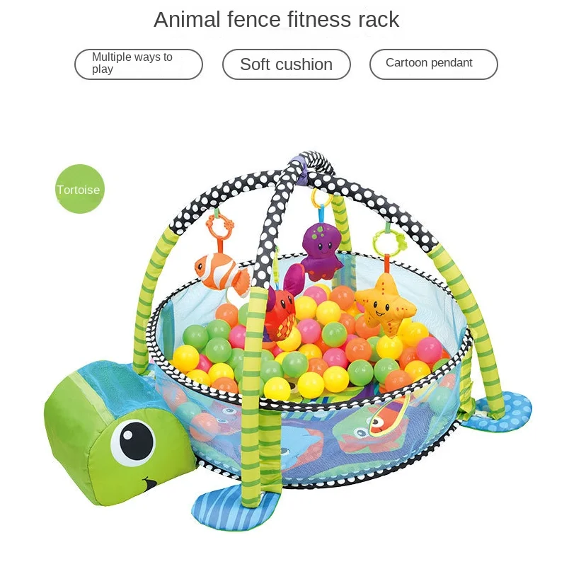 Nuzzle: Adorable Animal-Themed Multifunction Baby Playmat for Fun and Development