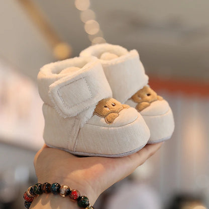 Woudz: Adorable and Cozy Baby Winter Boots with Animal Patch