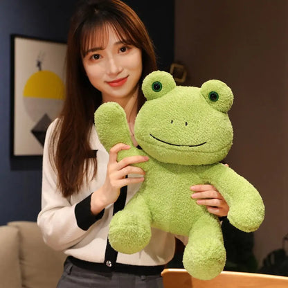 Boakie: Adorable Frog Plush in Cozy Sweater Designs