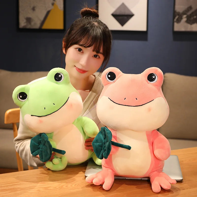 Lympo: Comforting Frog Plush for Growing Toddlers