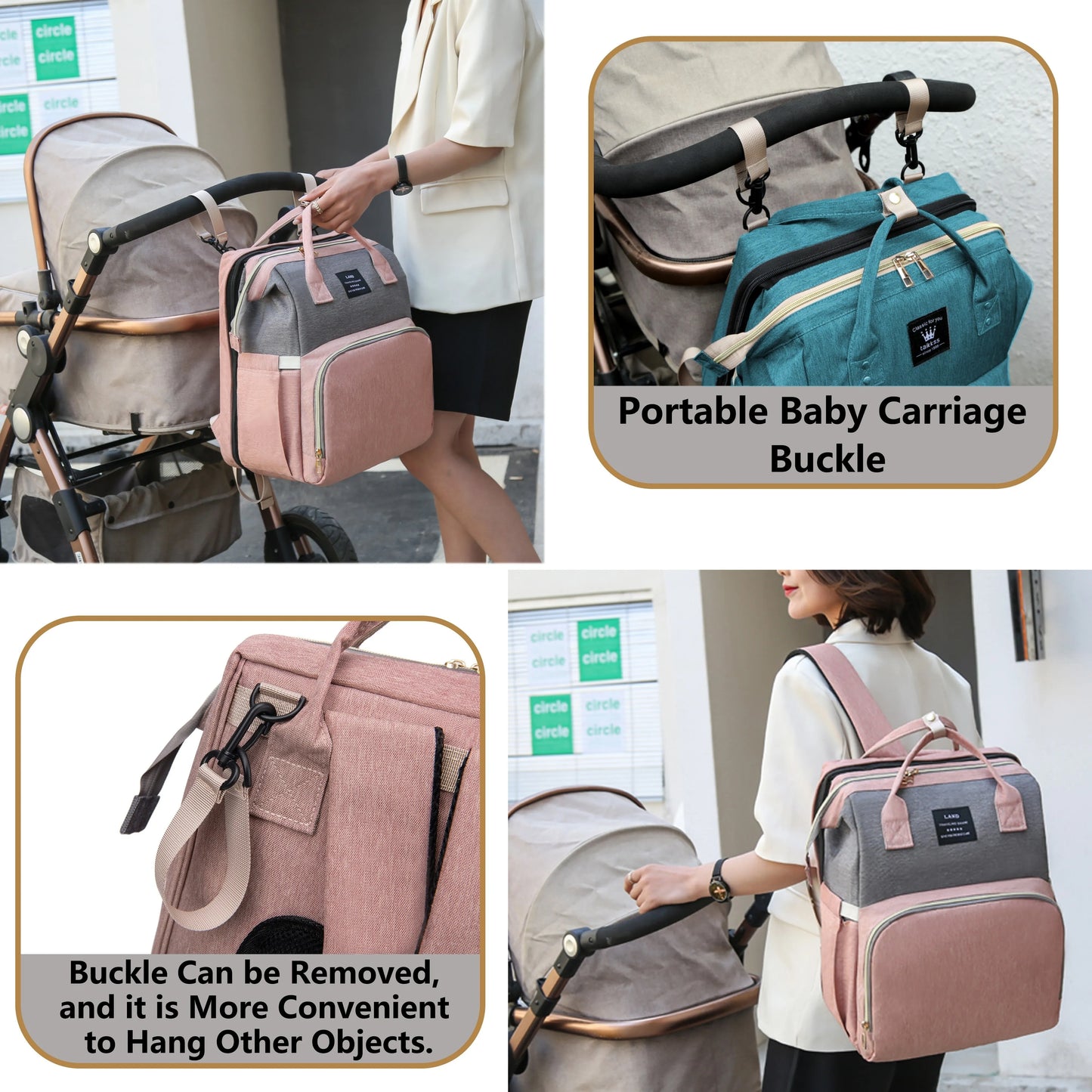 LiloBag: Multi-Function Diaper Bag and Baby Crib