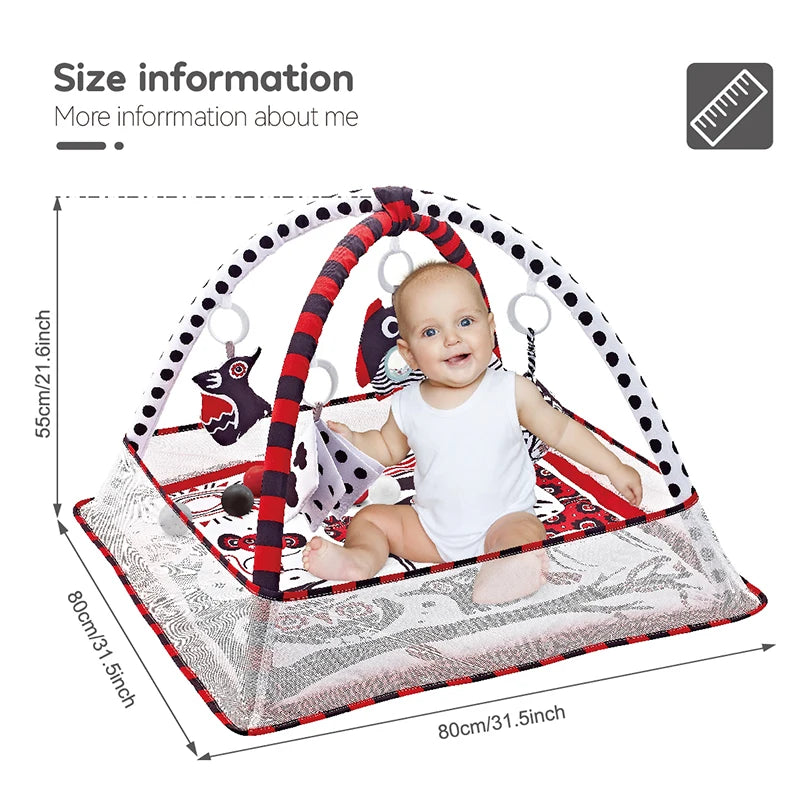 CogniKid: Square Playmat with Safety Net for Baby’s Growth and Development