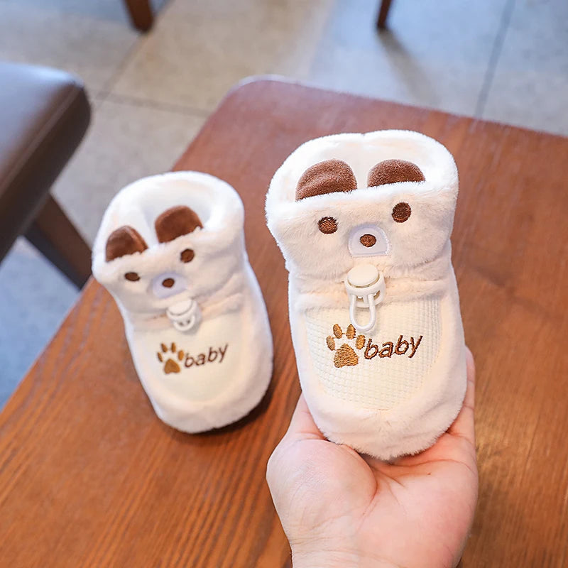 Woudz: Adorable and Cozy Baby Winter Boots with Animal Patch