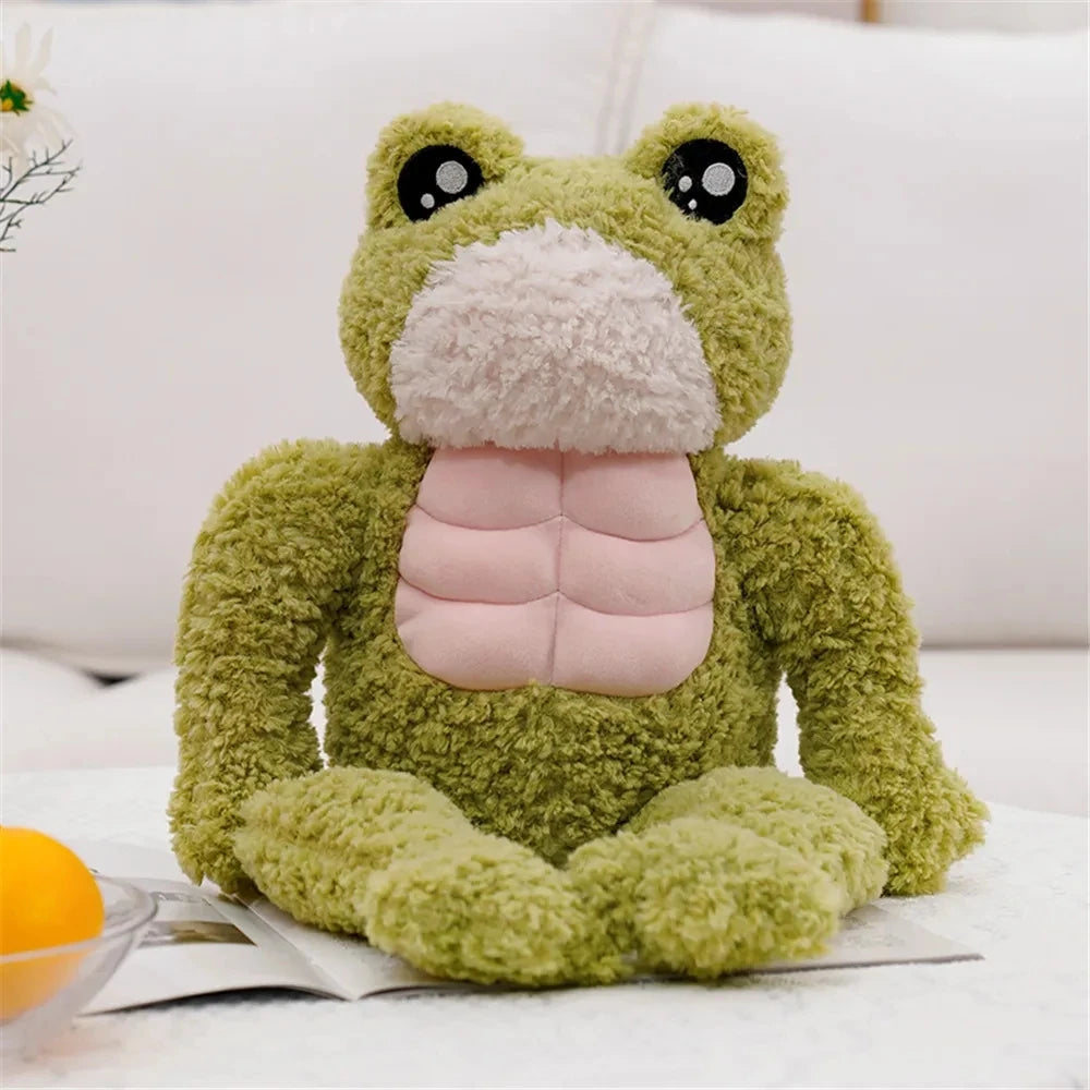 Croaki: Playful Frog with Muscle Plush for Happy Baby Smiles