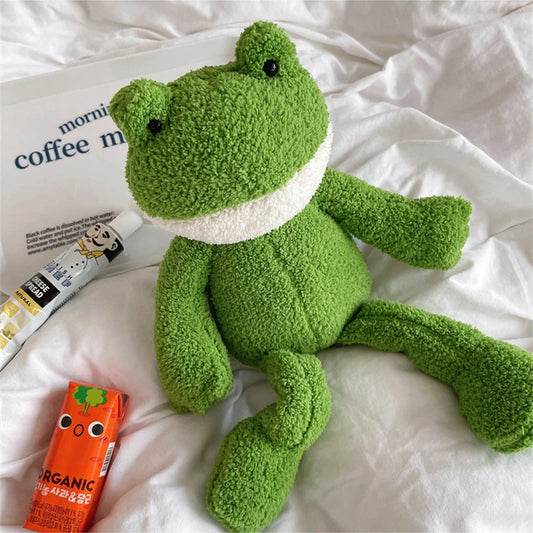 Ribblink: Comforting Frog Plush for Growing Toddlers