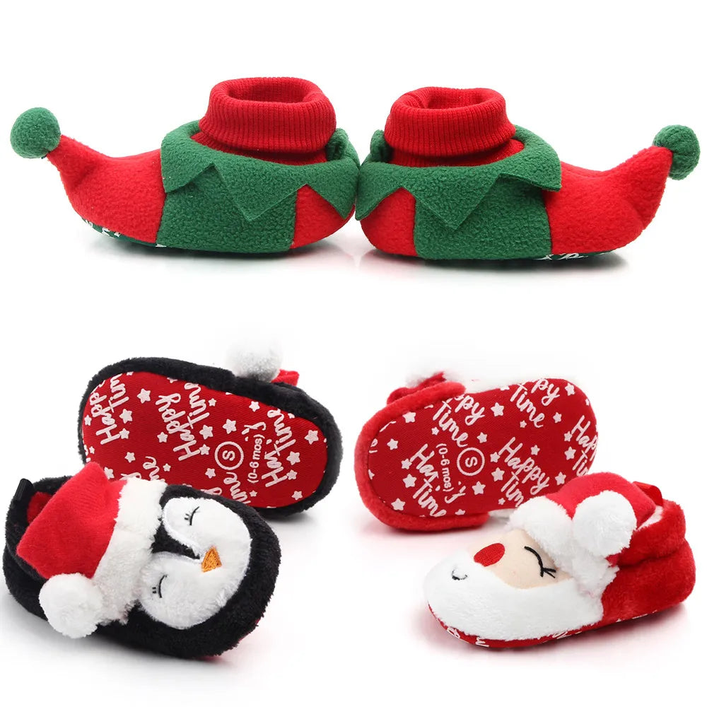 XmasFeet: Adorable and Cozy Christmas-Themed Baby Winter Shoes