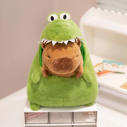 CappieFroakie: Adorable Capybara and Frog Plush Duo