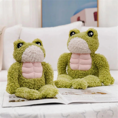 Croaki: Playful Frog with Muscle Plush for Happy Baby Smiles